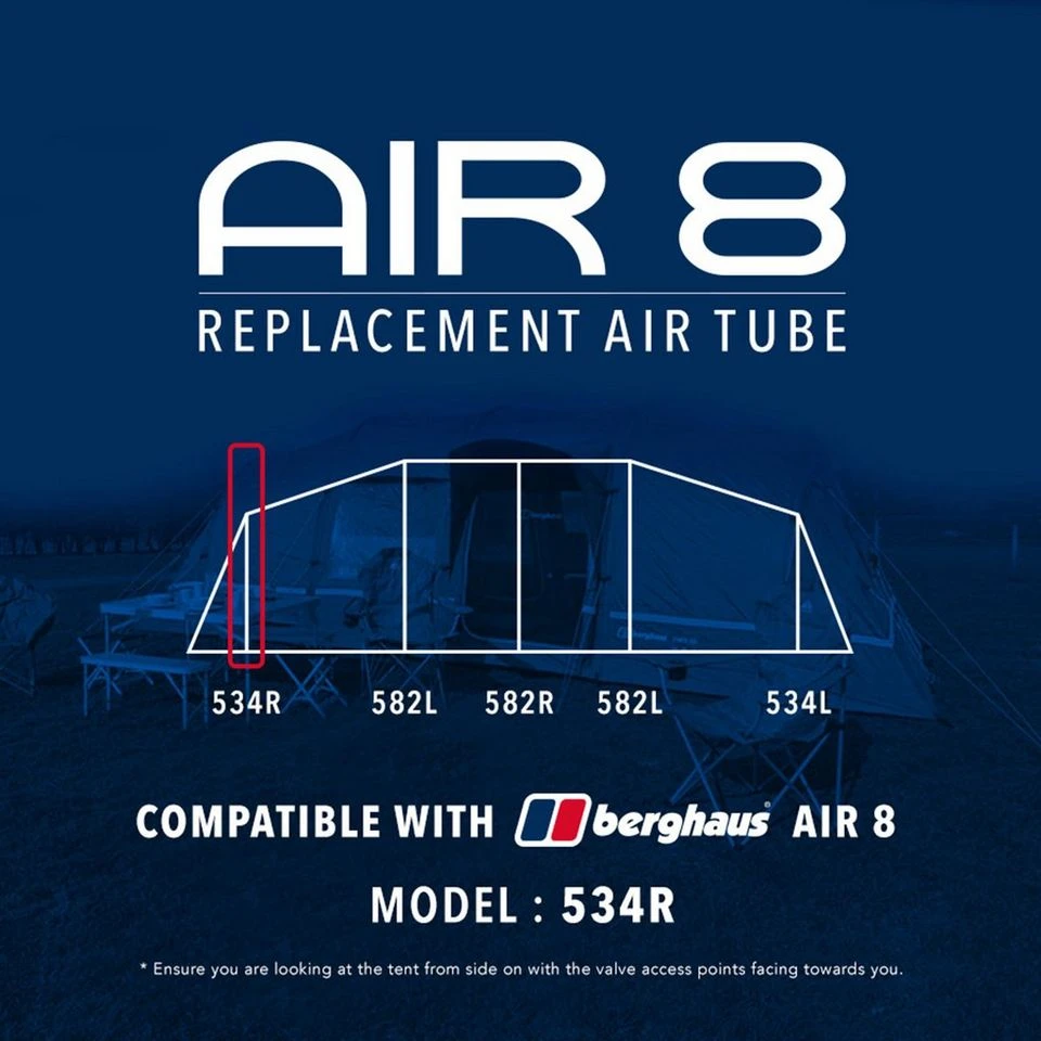 Air 8 Replacement Air Tube (Front 534R) 3 Air 8 Replacement Air Tube (Front 534R)