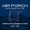 Air Porch Replacement Air Tube 630L -Outdoor Camping Shop go 215202 a