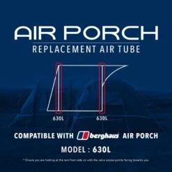 Air Porch Replacement Air Tube 630L -Outdoor Camping Shop go 215202 z