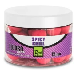 Fluoro Pop Ups 15mm, Spicy Krill