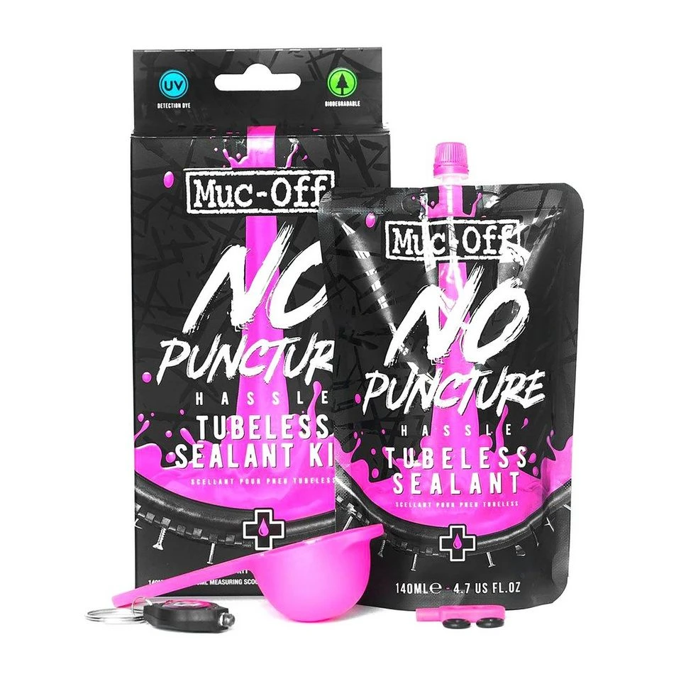 Muc-Off No Puncture Hassle Tubeless Sealant (140ml Kit) 9 Muc-Off No Puncture Hassle Tubeless Sealant (140ml Kit) - Image 7