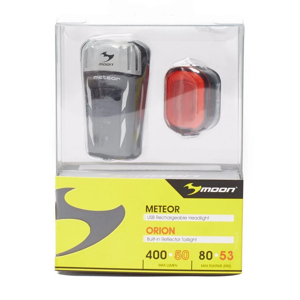 MOON Meteor C1 Front & Orion Rear Rechargeable Bike Set 4 MOON Meteor C1 Front & Orion Rear Rechargeable Bike Set - Image 2