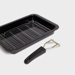 Quest Enamel Grill Pan With Handle -Outdoor Camping Shop go 363298 c