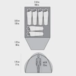 MSR Habitude 6 Family Camping Tent -Outdoor Camping Shop go 364751 b