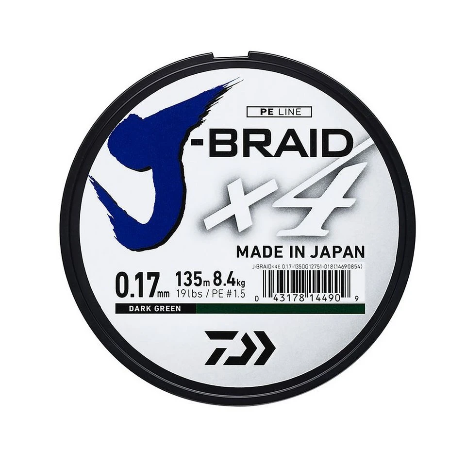 Daiwa J Brd X4E 0.15Mm 135M Dark Grn 4 Daiwa J Brd X4E 0.15Mm 135M Dark Grn - Image 2