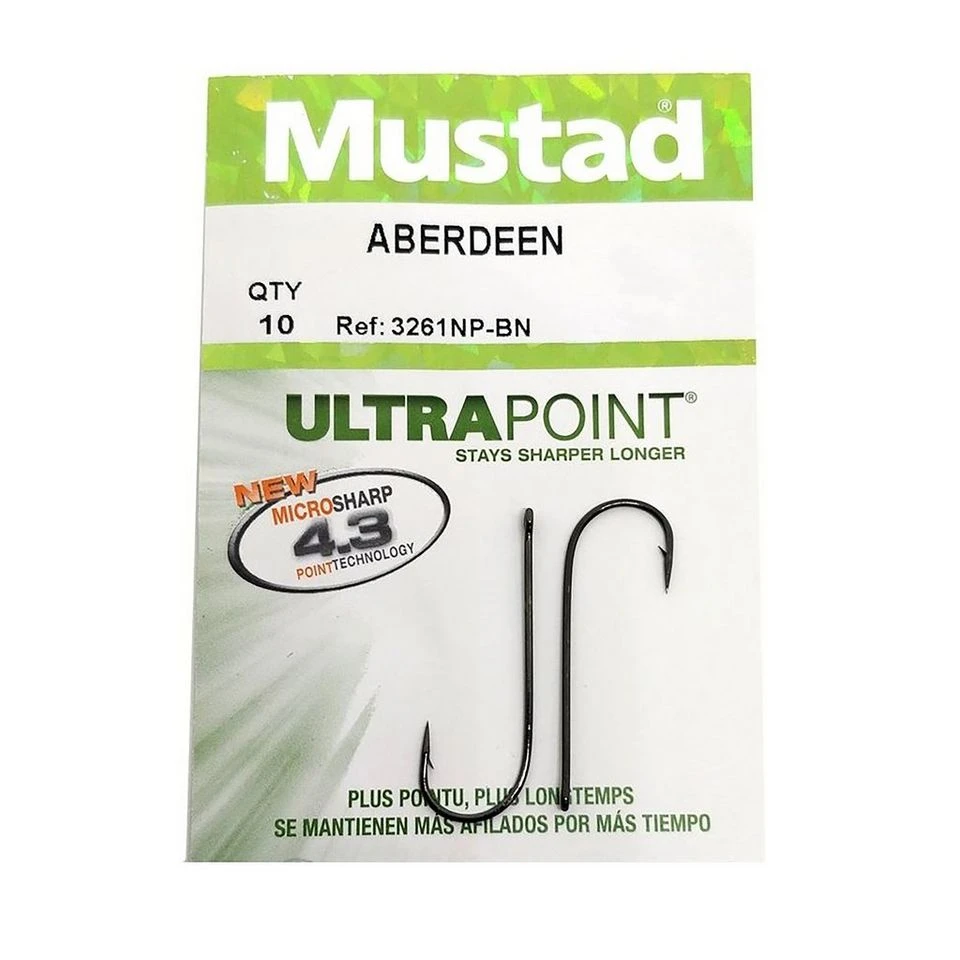 Mustad Aberdeen Hooks (Size 2/0) 5 Mustad Aberdeen Hooks (Size 2/0) - Image 3