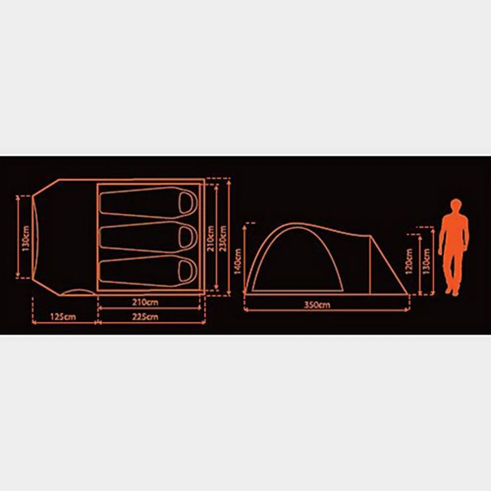 Avon 3 DLX Nightfall Tent 4 Avon 3 DLX Nightfall Tent - Image 2